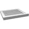 Ekena Millwork Vertical Surface Mount PVC Gable Vent: Functional, w/ 2"W x 2"P Brickmould Sill Frame, 20"W x 18"H GVPVE20X1803SF - alternate 4